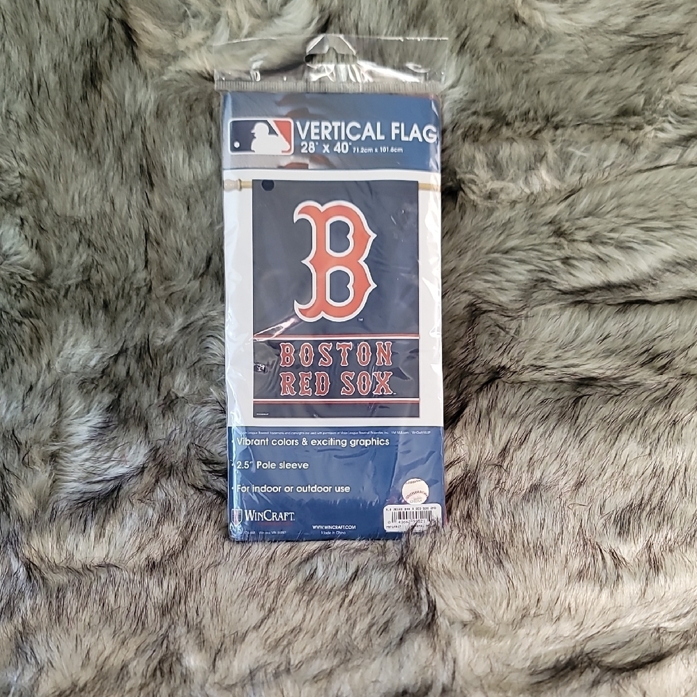 Wincraft Boston Red Sox Vertical Flag - Red and Blue-NWT
